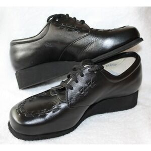 PW Minor Oxford Shoe Women 5 EE Wide Extra Depth Orthotic Orthopedic Diabetic